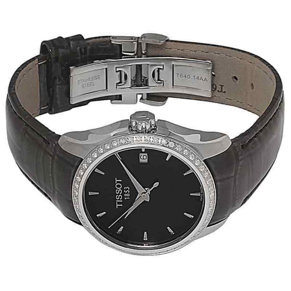 Tissot Couturier 32mm Steel Black Dial Diamond Ladies Watch T035.210.66.051.00 main image 5